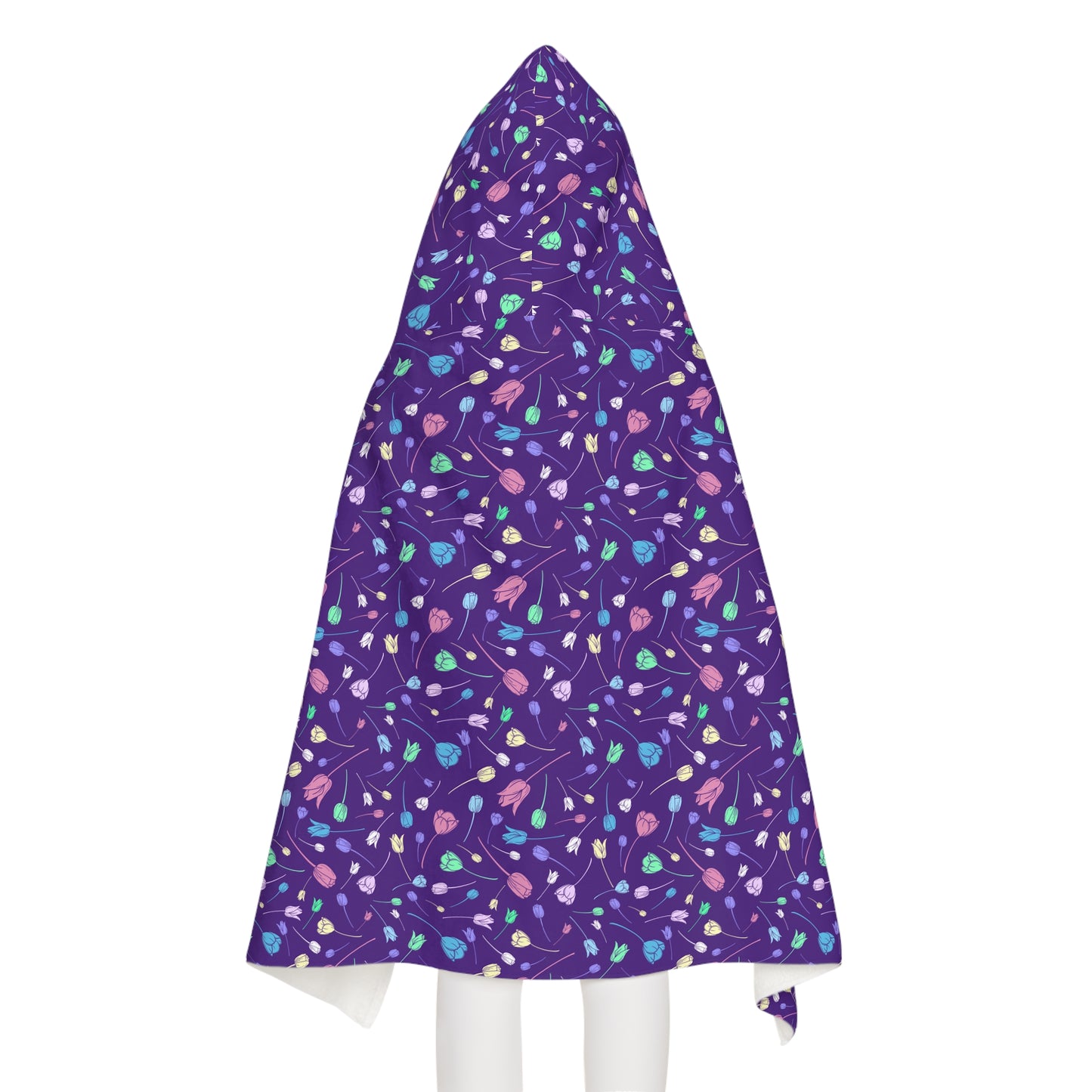 Purple Tulip Youth Hooded Towel