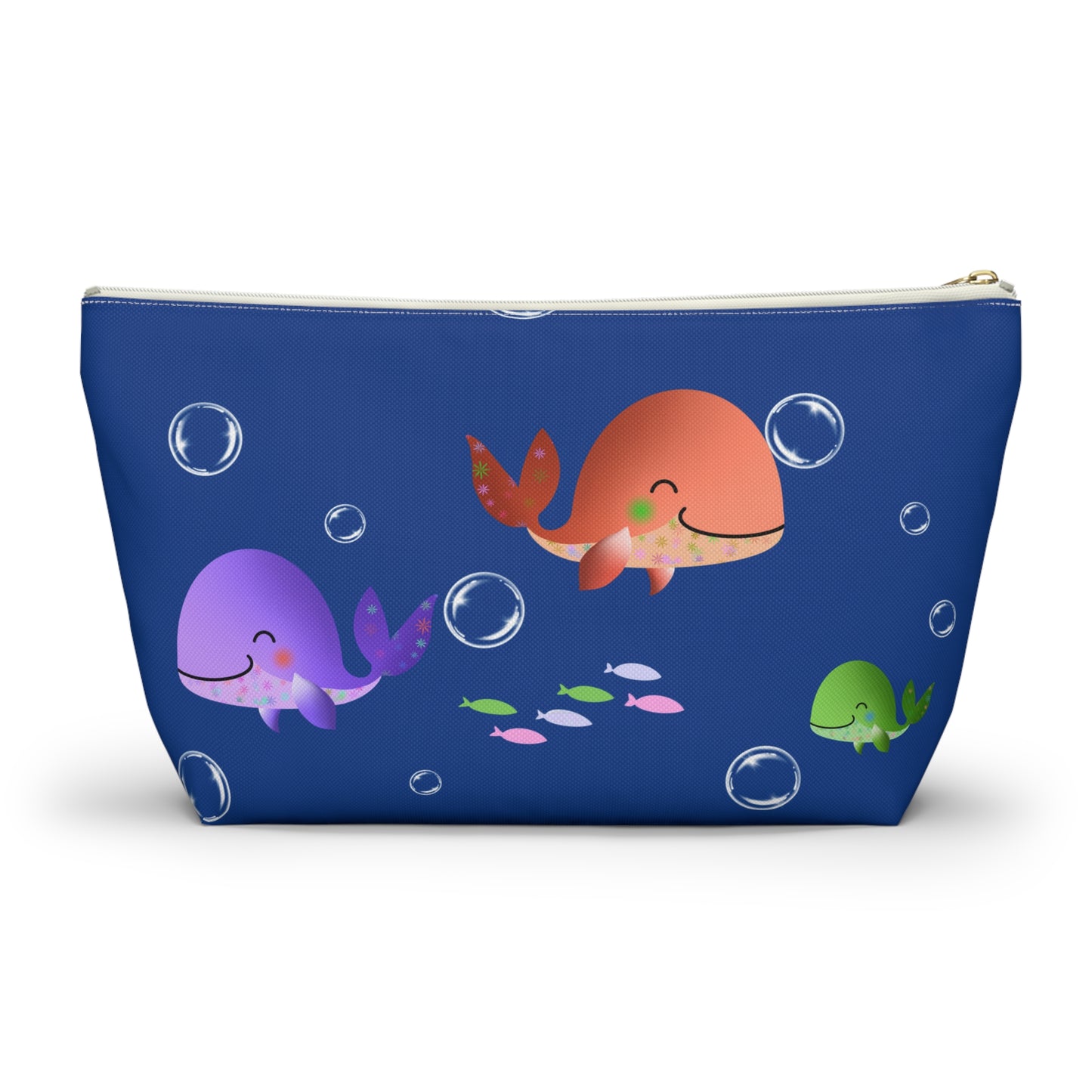 Whimsical Whale Accessory Pouch