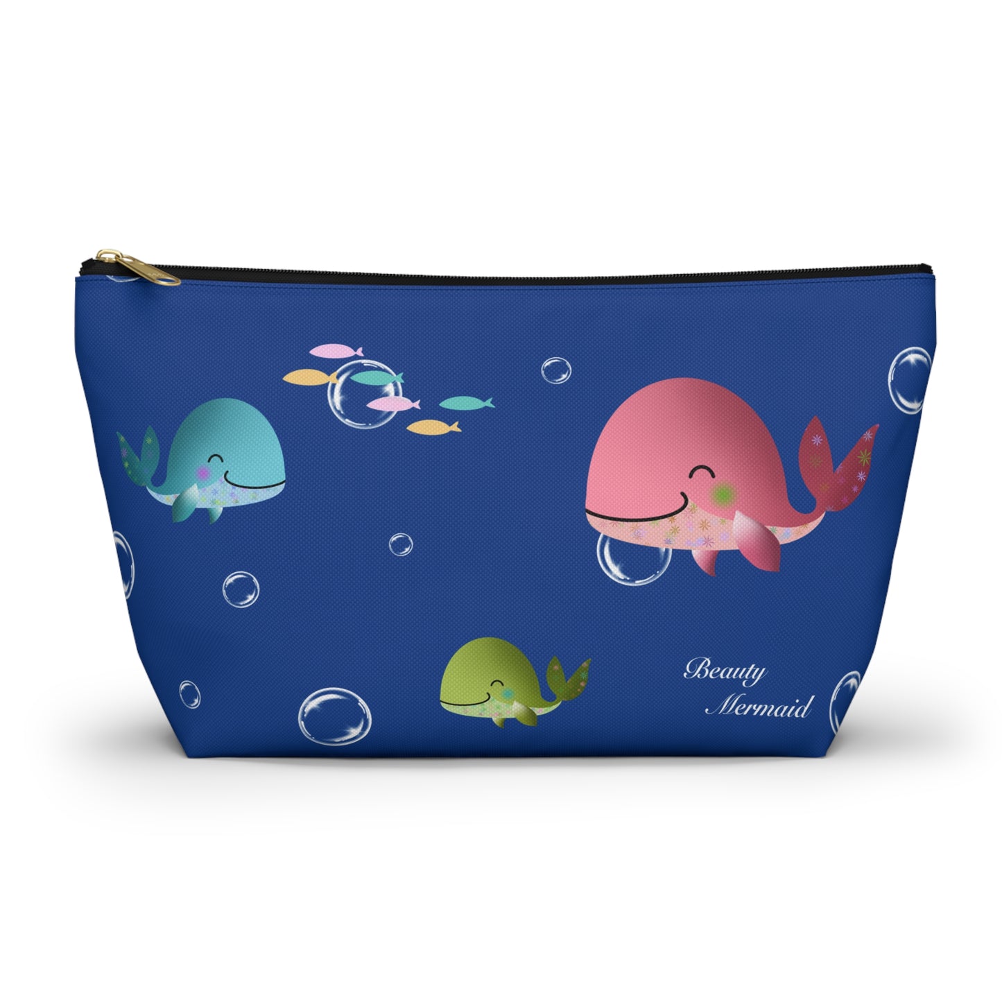 Whimsical Whale Accessory Pouch