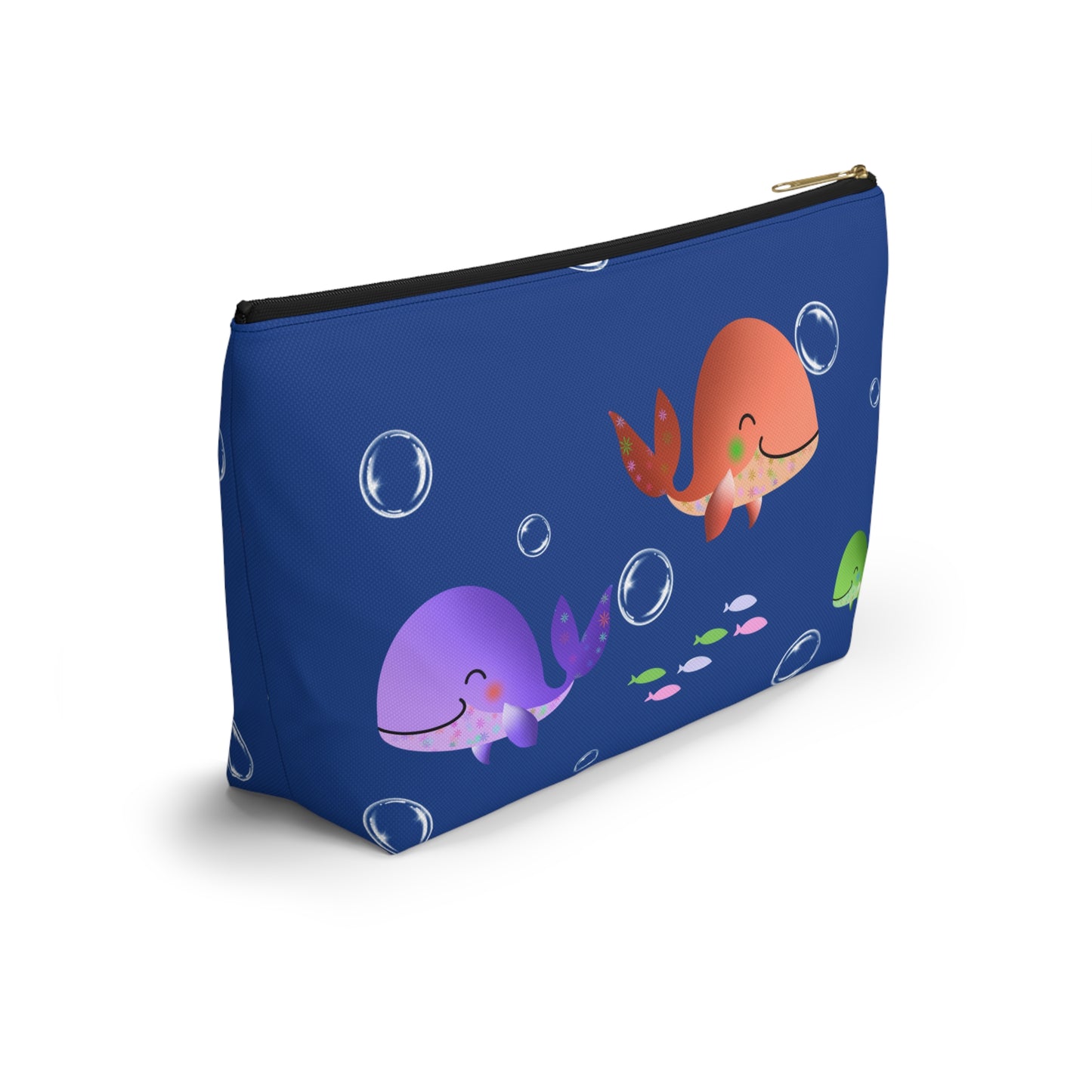 Whimsical Whale Accessory Pouch
