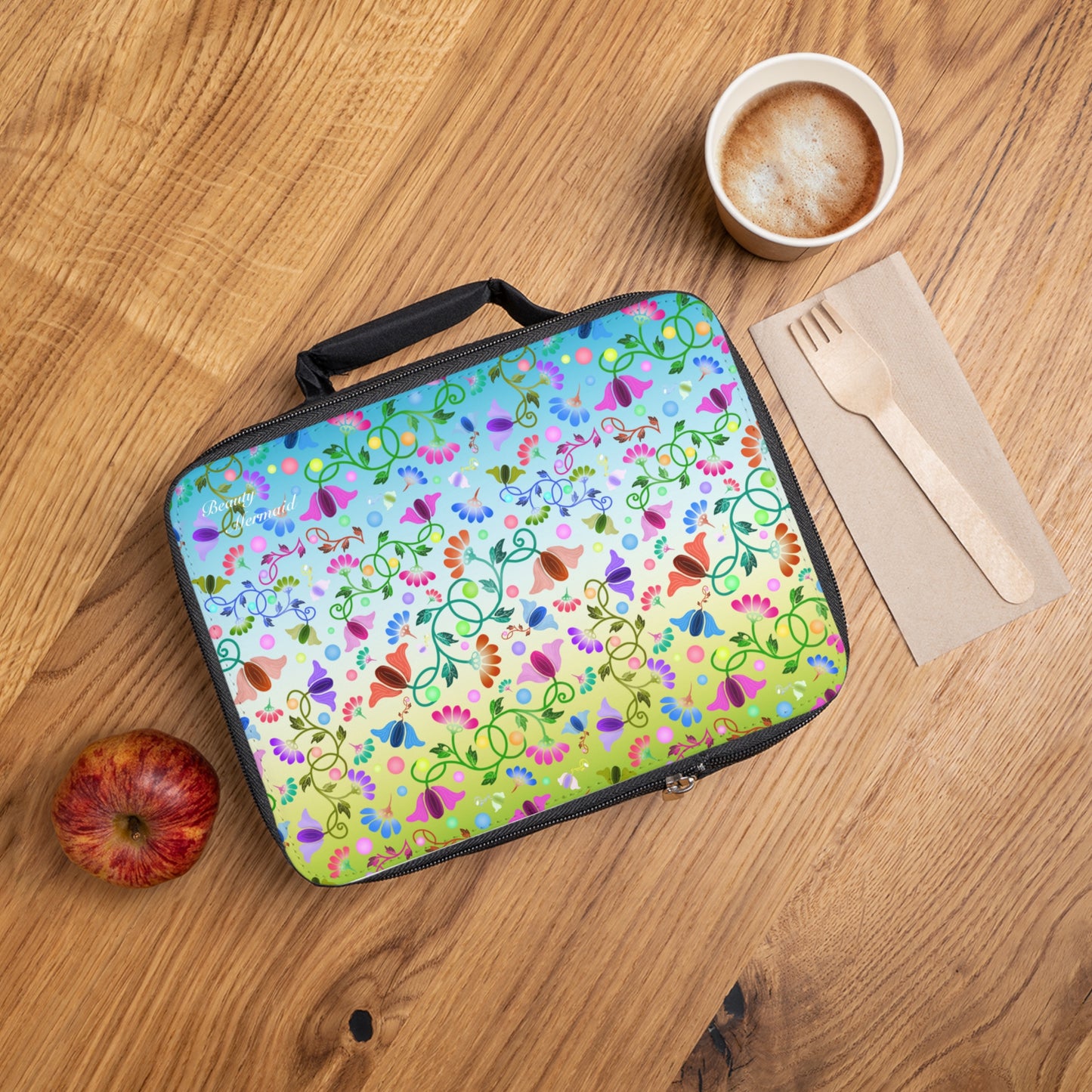 Flower Lunch Bag Rainbow