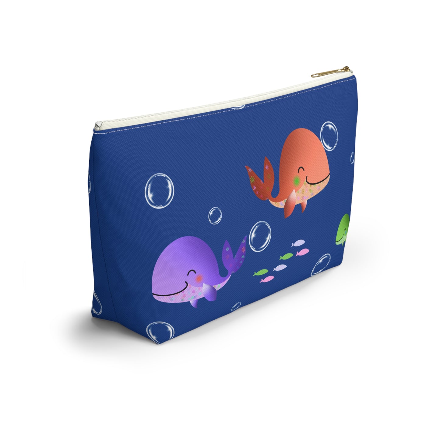 Whimsical Whale Accessory Pouch