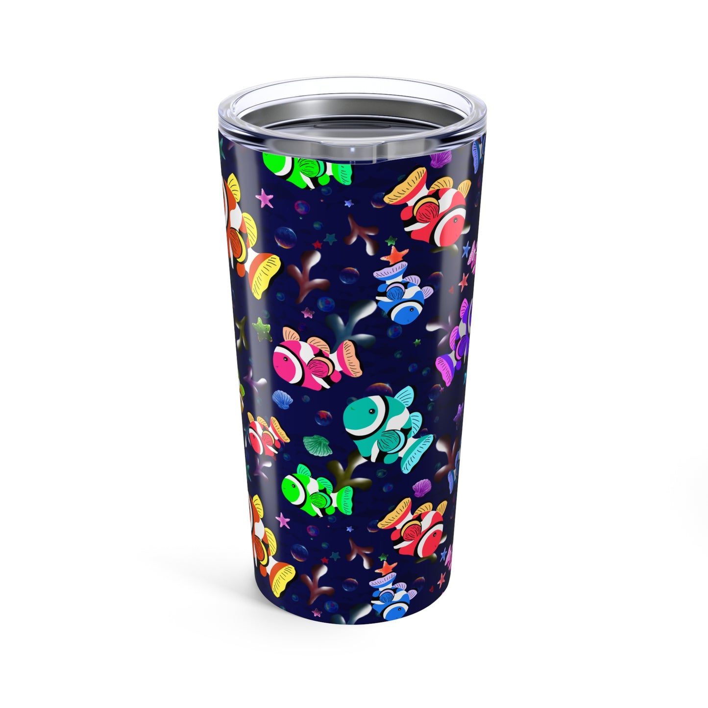 Colorful Clownfish Tumbler 20oz