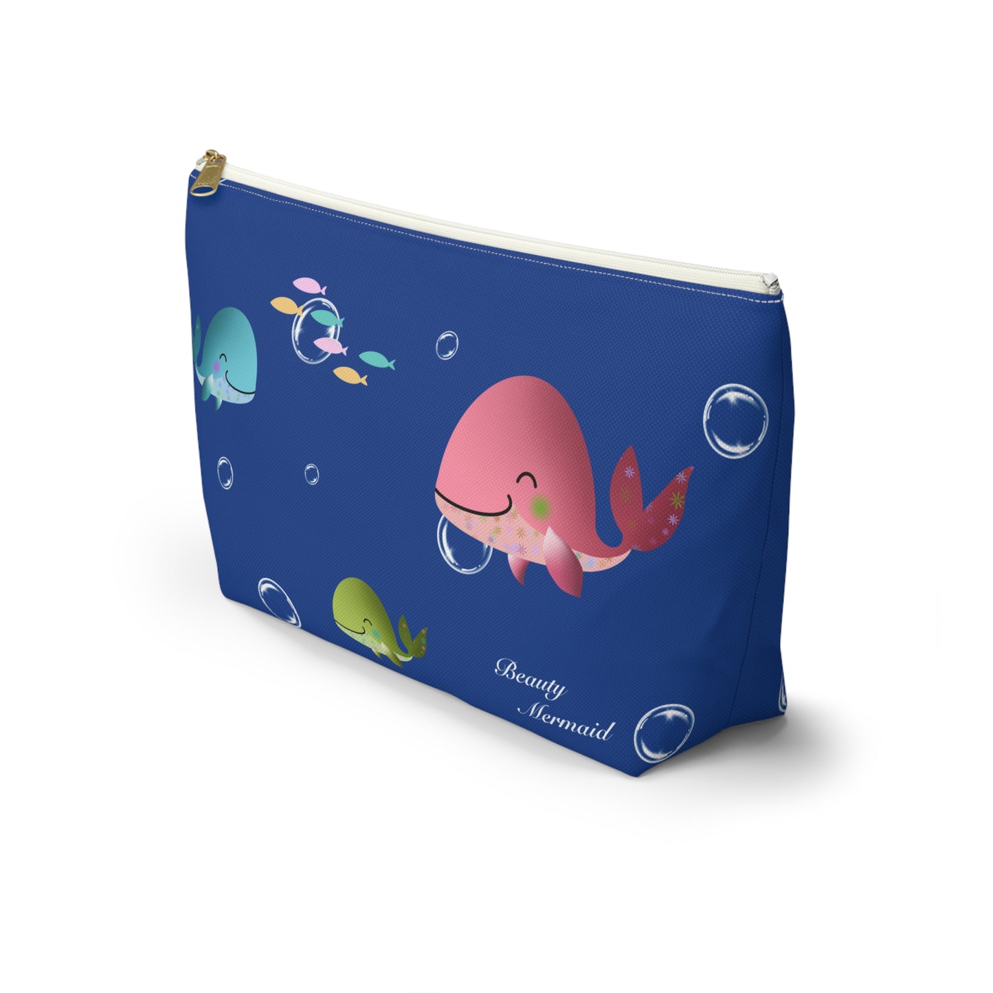 Whimsical Whale Accessory Pouch