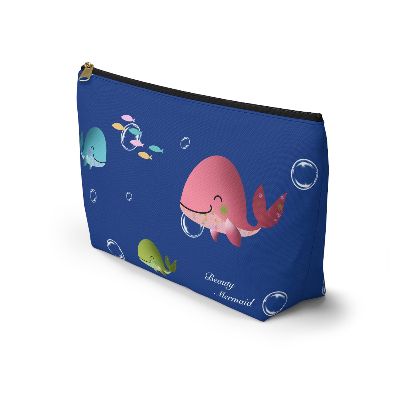 Whimsical Whale Accessory Pouch