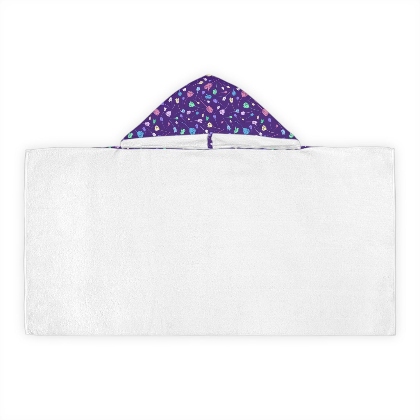 Purple Tulip Youth Hooded Towel