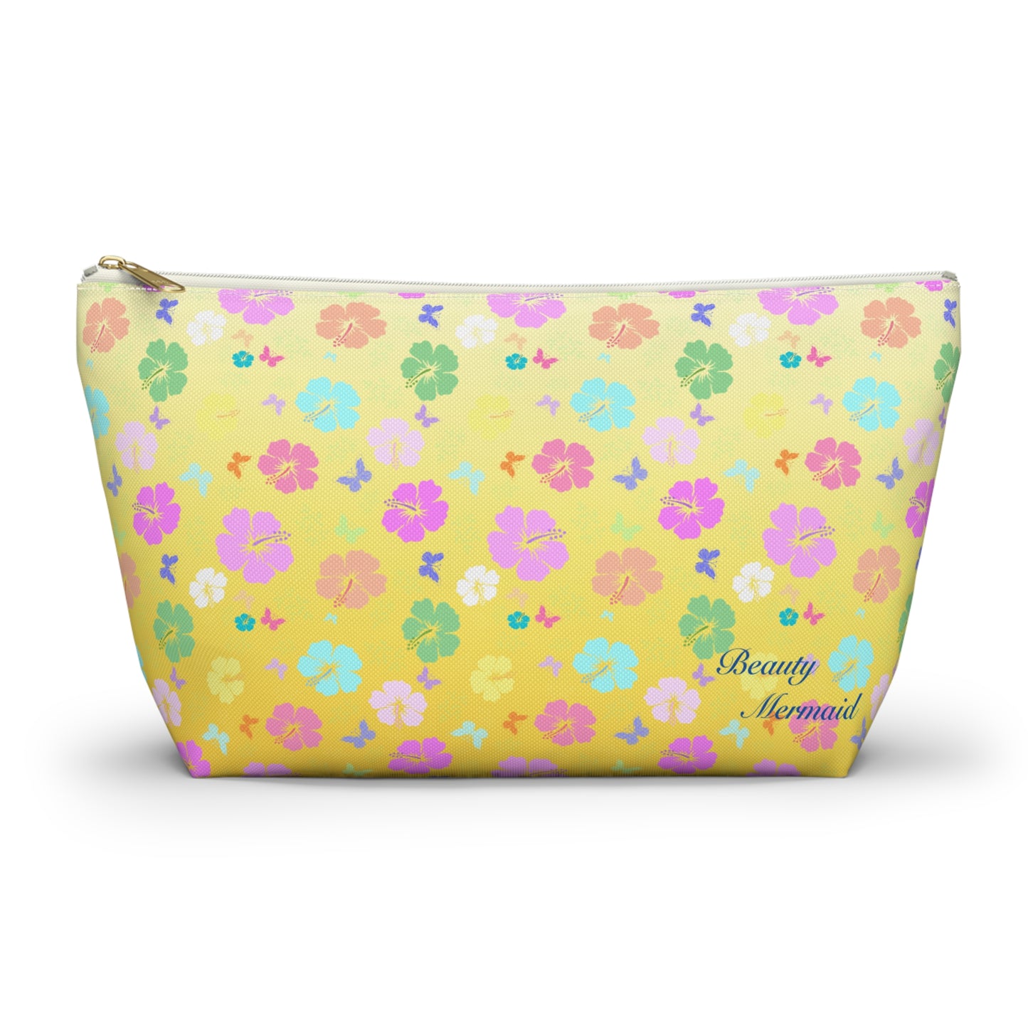 Tropical Floral Accessory Pouch