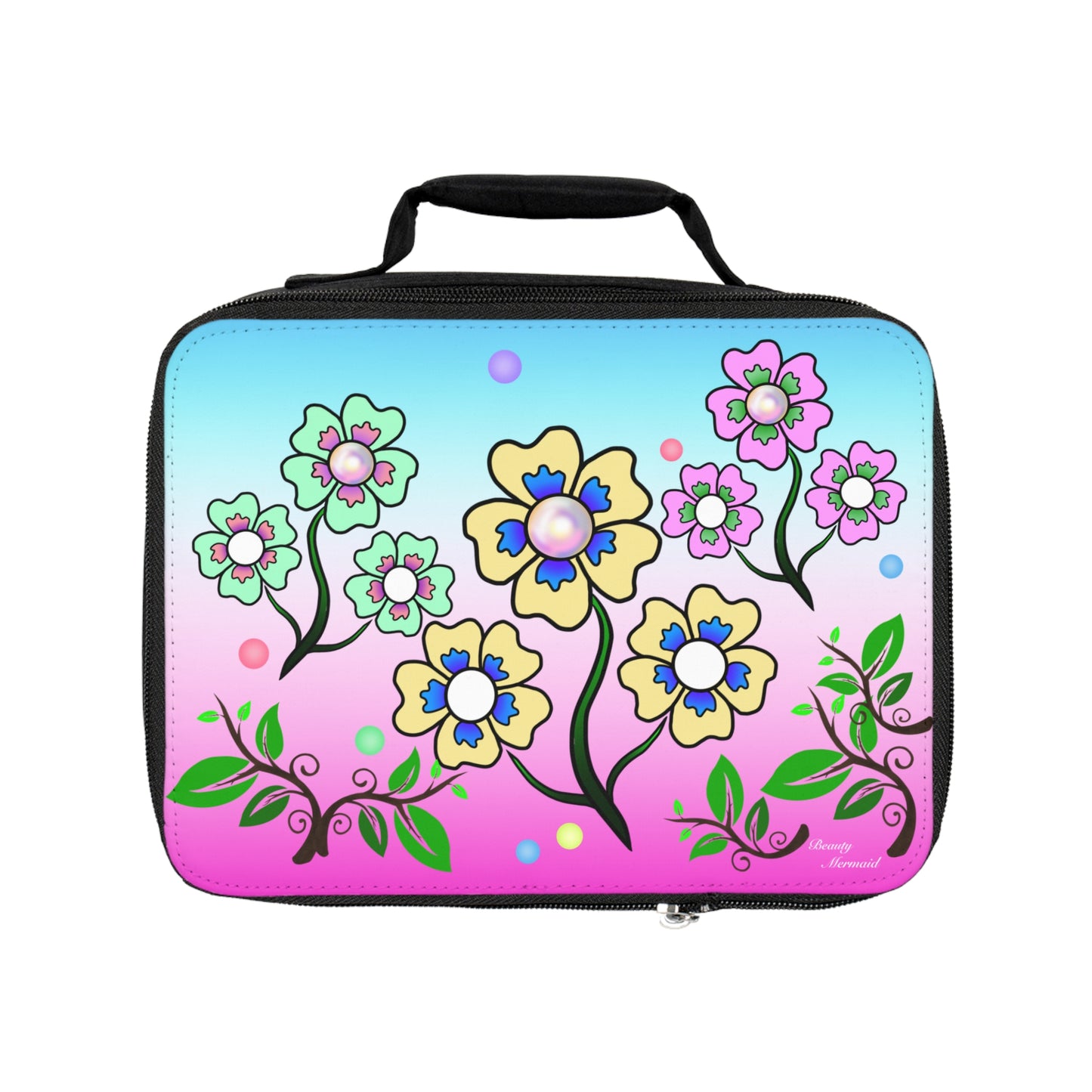 Floral Pearl Lunch Bag