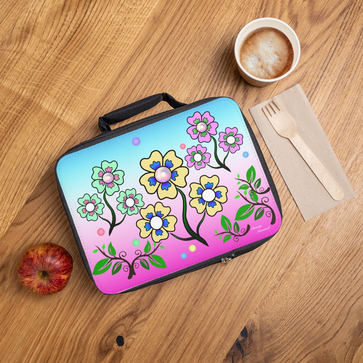 Floral Pearl Lunch Bag