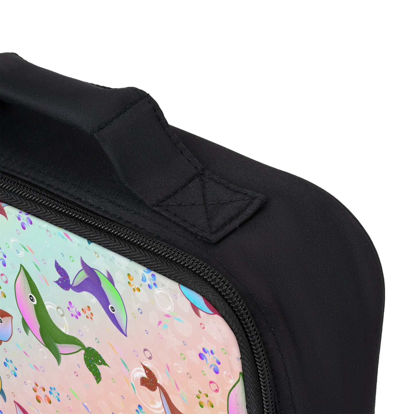 Whales Rainbow Ocean Lunch Bag