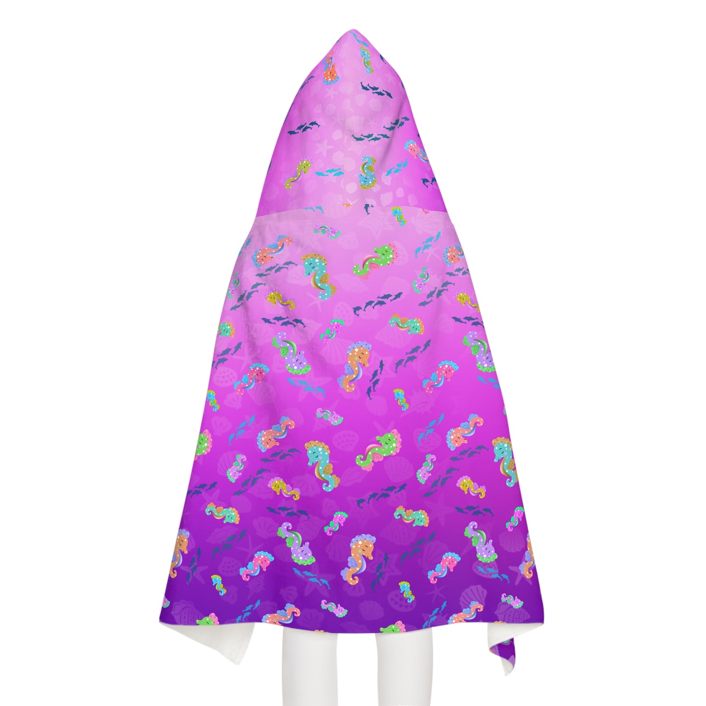 Seahorse Youth Hooded Towel