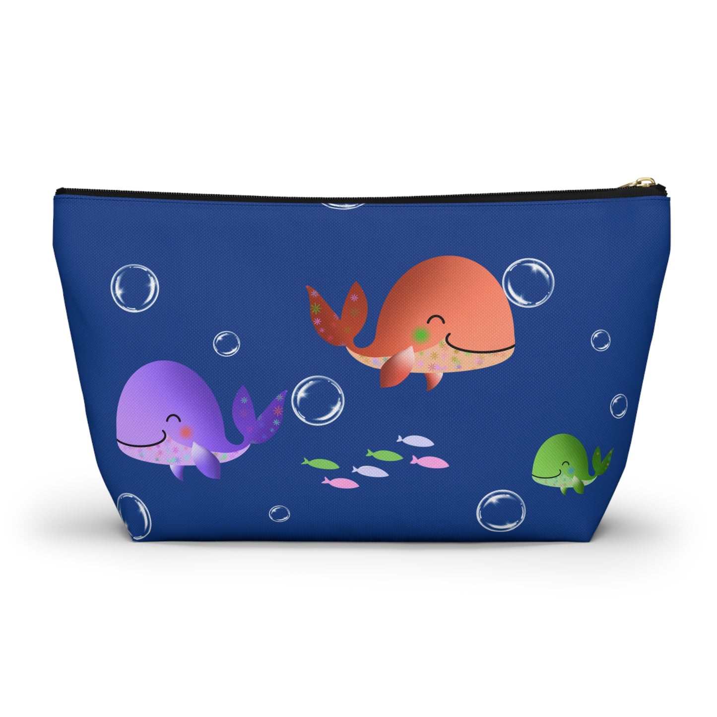 Whimsical Whale Accessory Pouch