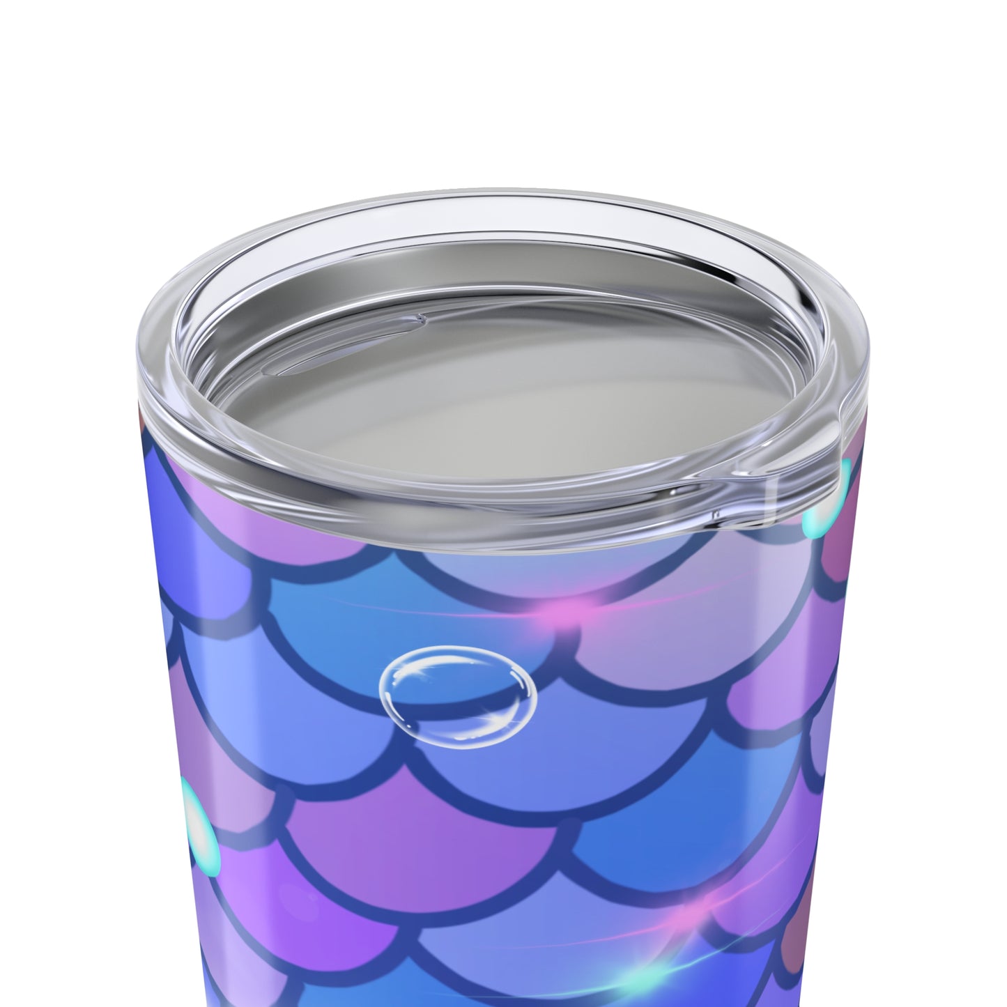 Mermaid & Bubble Shiny Tumbler 20oz Shiny