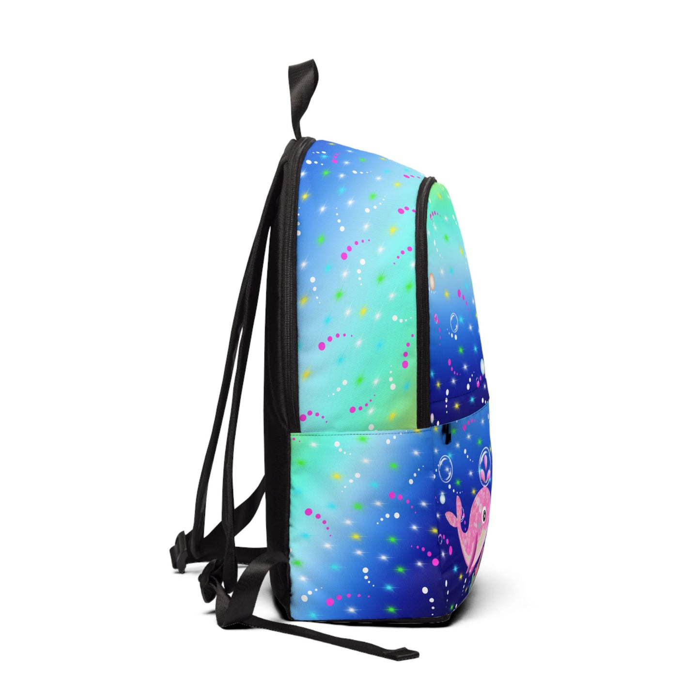 Shiny Ocean Whales Backpack