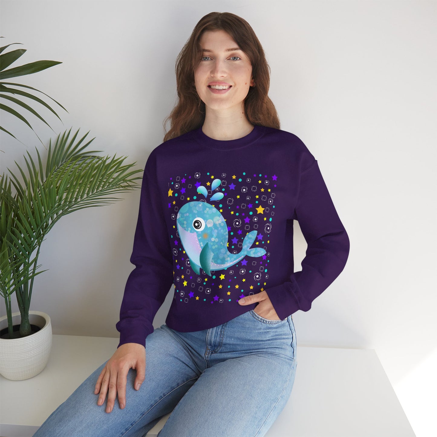 Whale Crewneck Sweatshirt