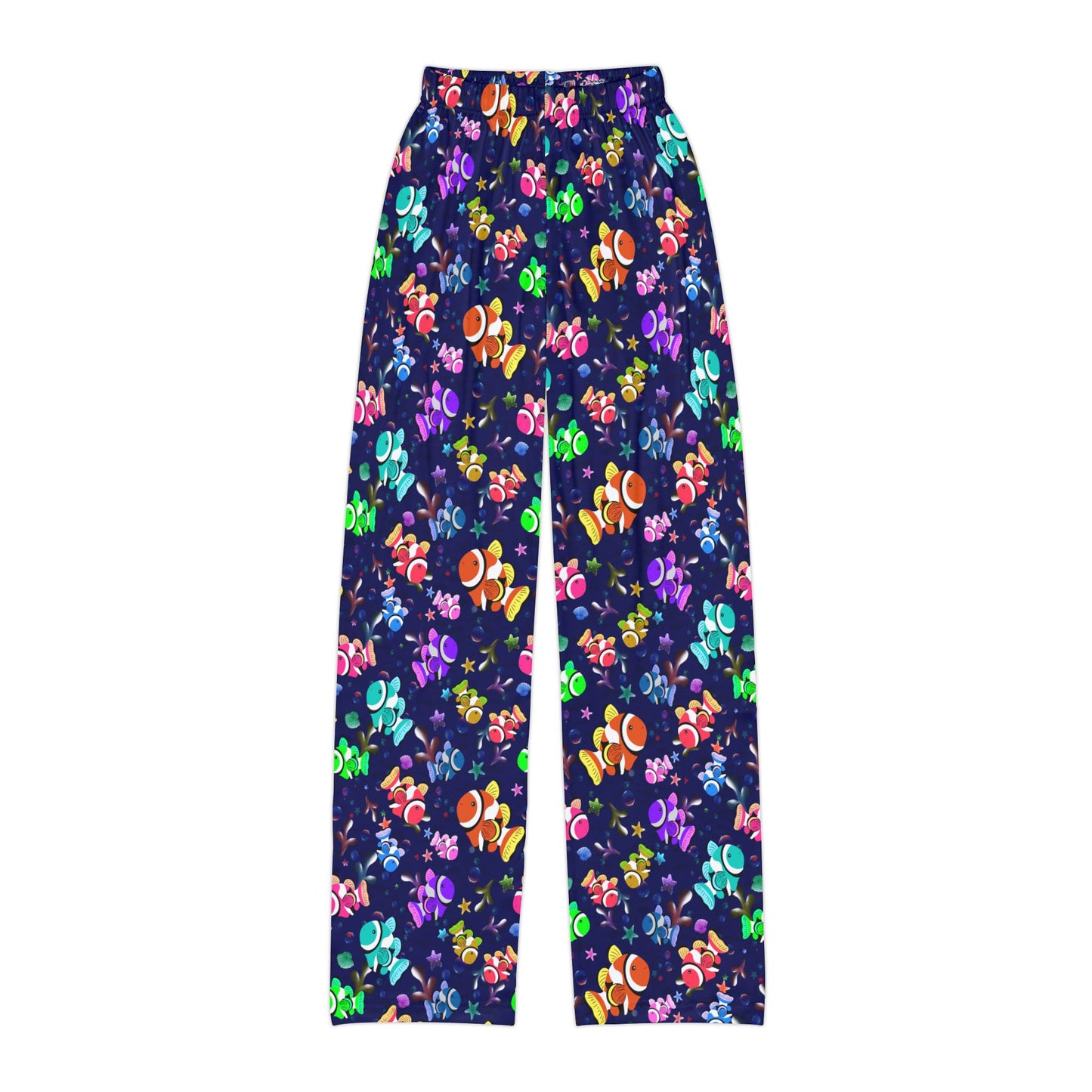 Colorful Clownfish Kids Pajama Pants