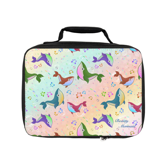 Whales Rainbow Ocean Lunch Bag