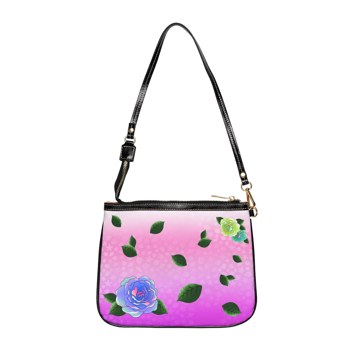 Rose Pink Garden Shoulder Bag