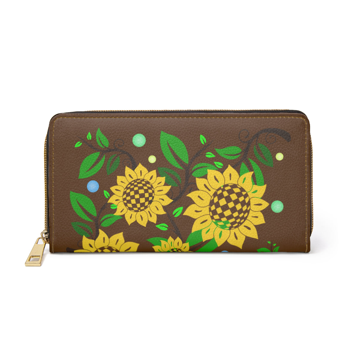 Sunflower Zipper Wallet