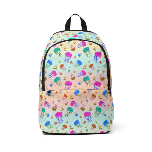 Jellyfish Rainbow Ocean Backpack