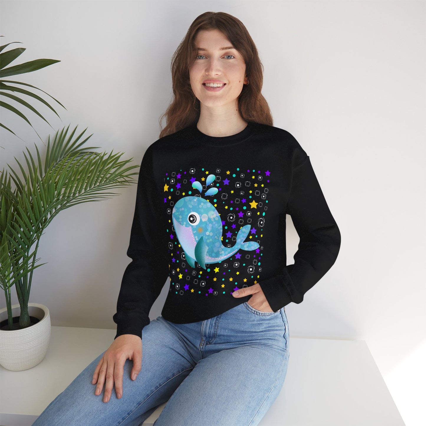 Whale Crewneck Sweatshirt