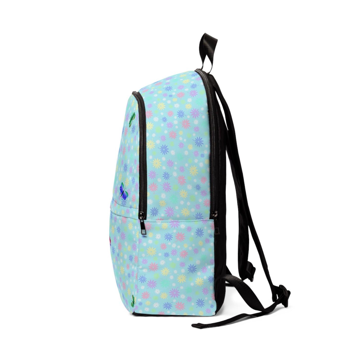 Colorful Butterfly Floral Backpack