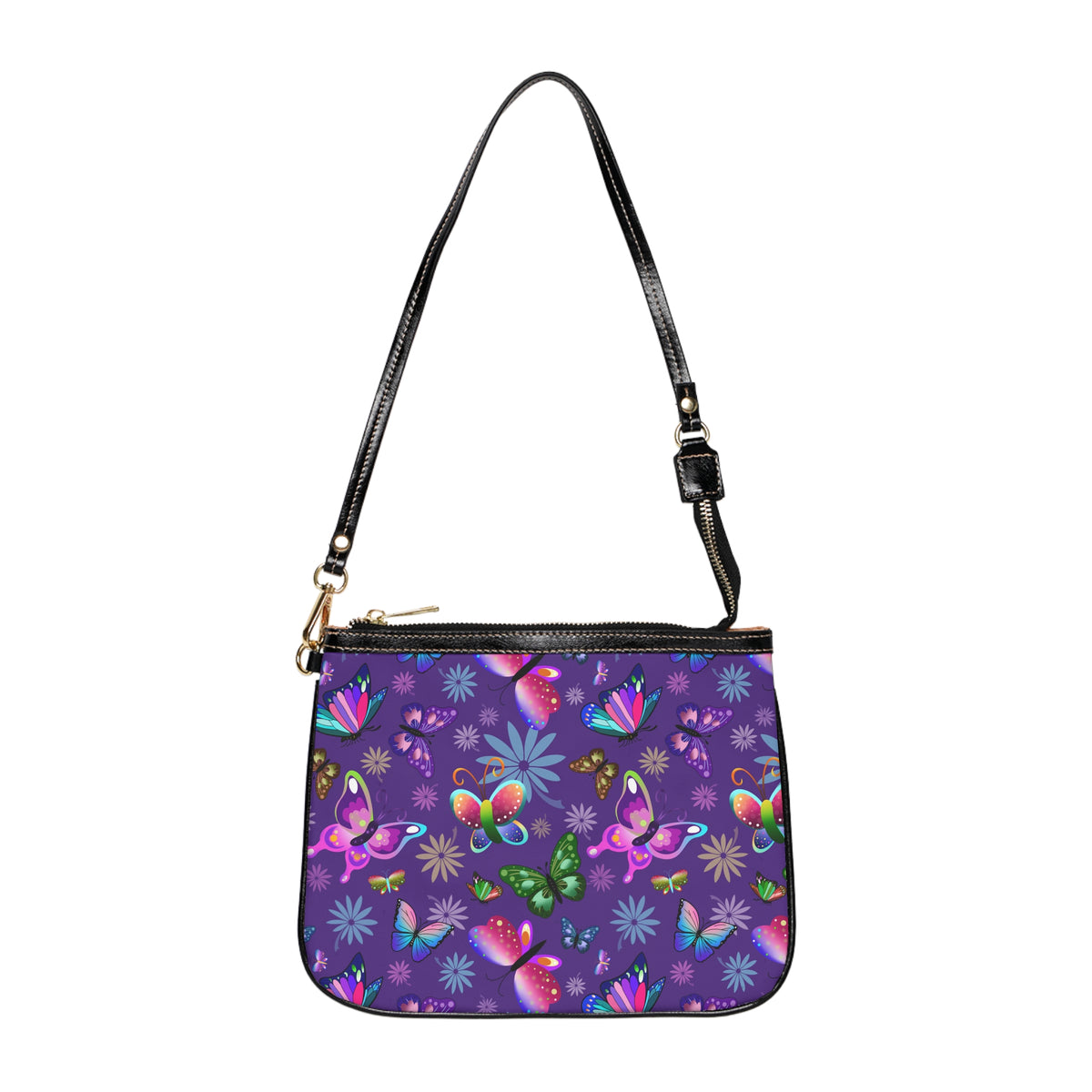 Butterfly Purple Shoulder Bag