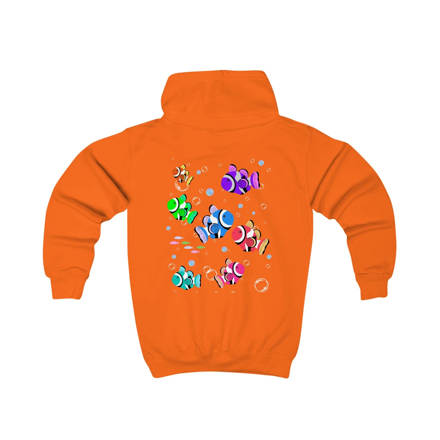 Colorful Clownfish Kids Hoodie