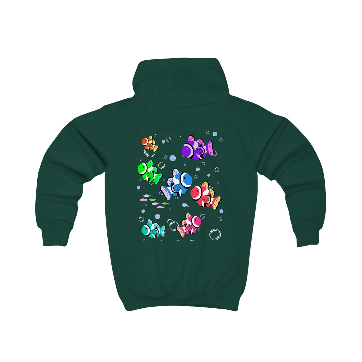 Colorful Clownfish Kids Hoodie