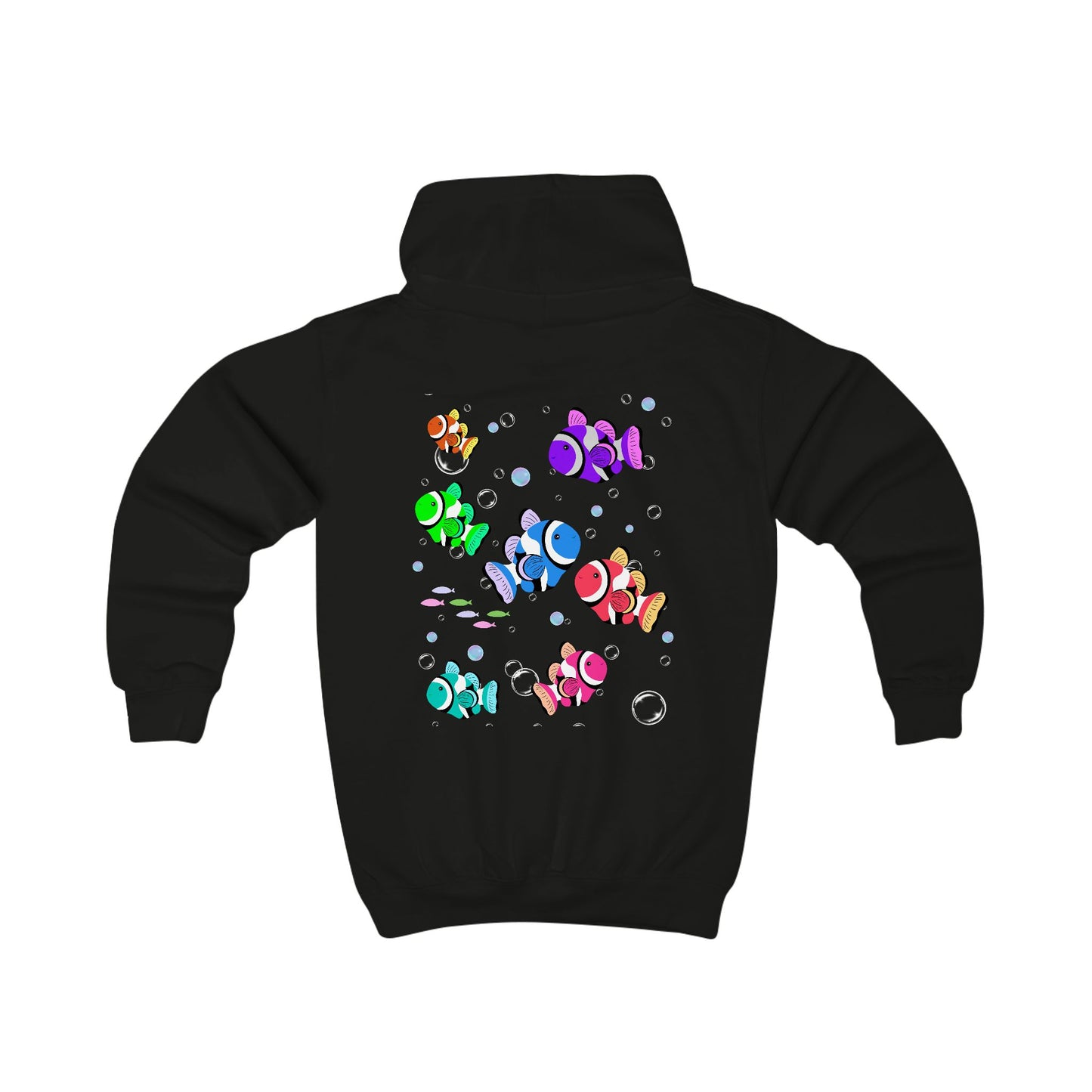 Colorful Clownfish Kids Hoodie