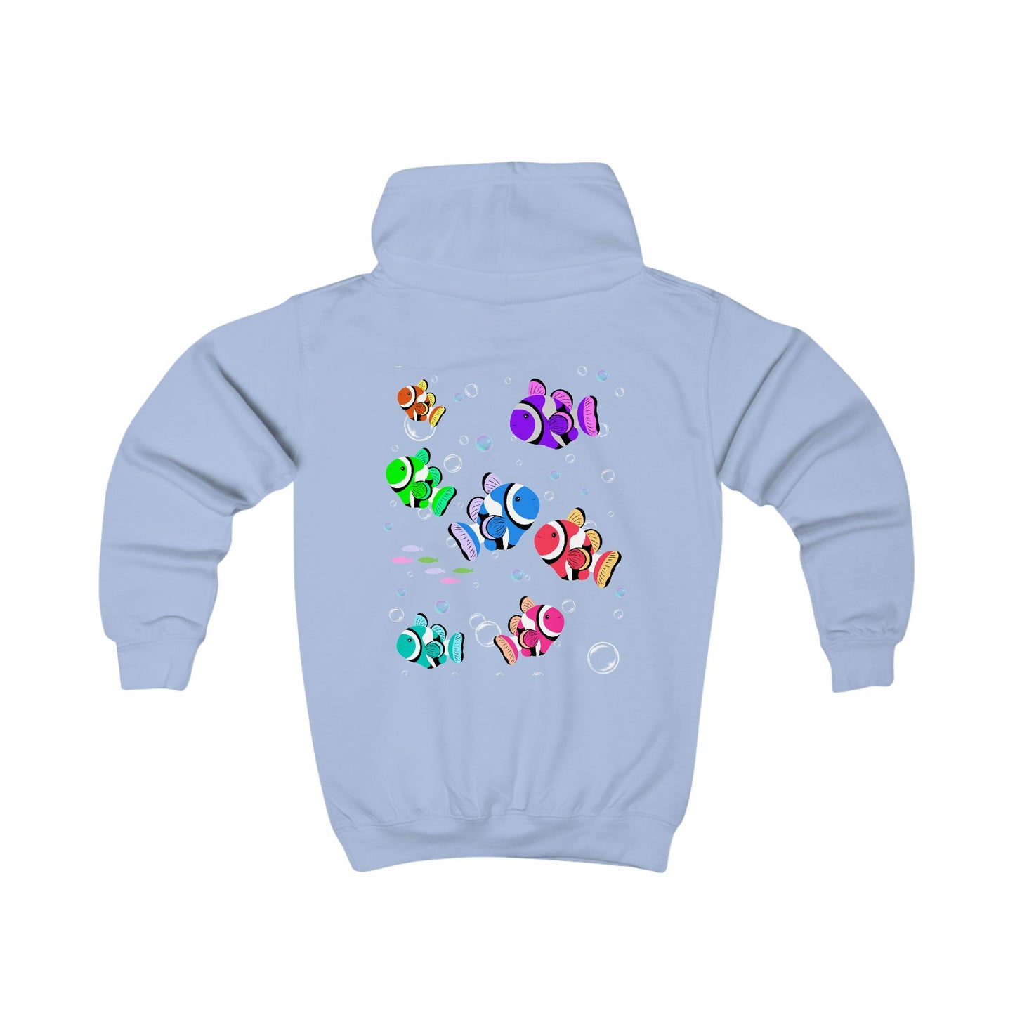 Colorful Clownfish Kids Hoodie