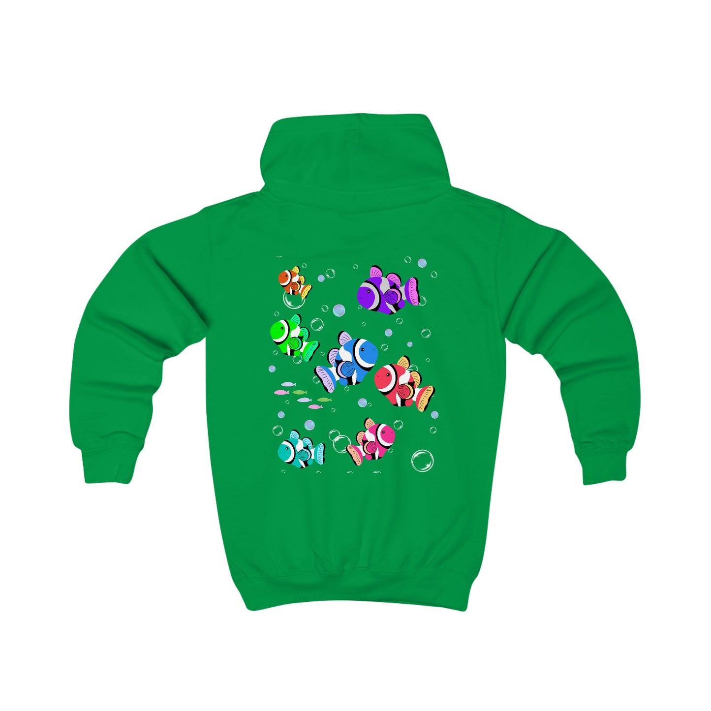 Colorful Clownfish Kids Hoodie