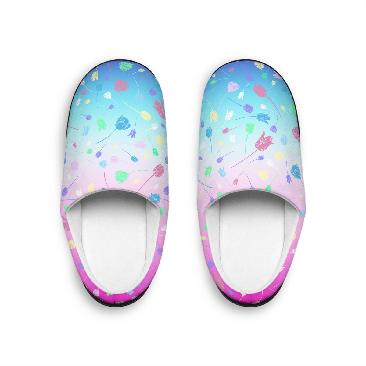 Tulip Women's Indoor Slippers Blue Pink