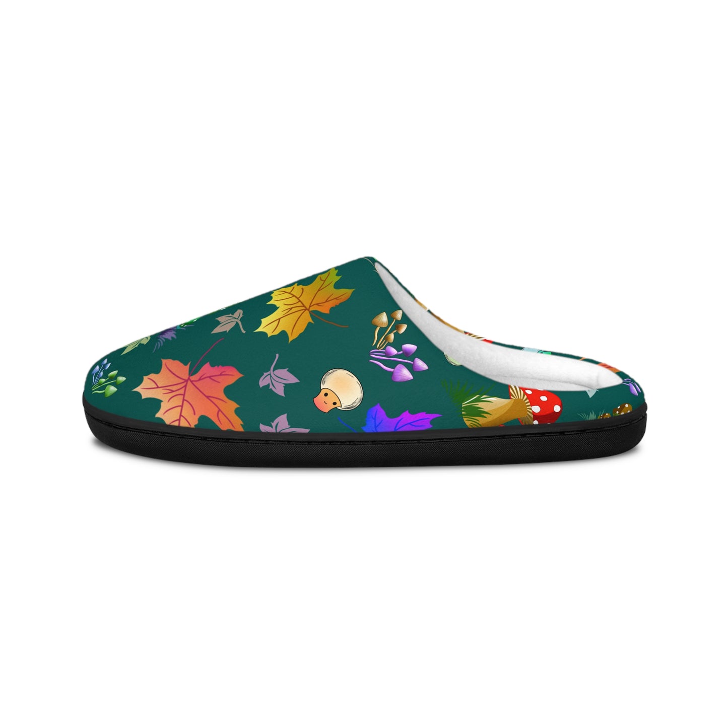 Mushroom Green Women's Indoor Slippers