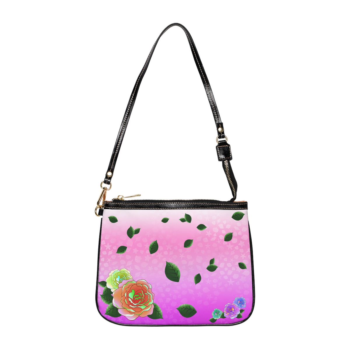 Rose Pink Garden Shoulder Bag