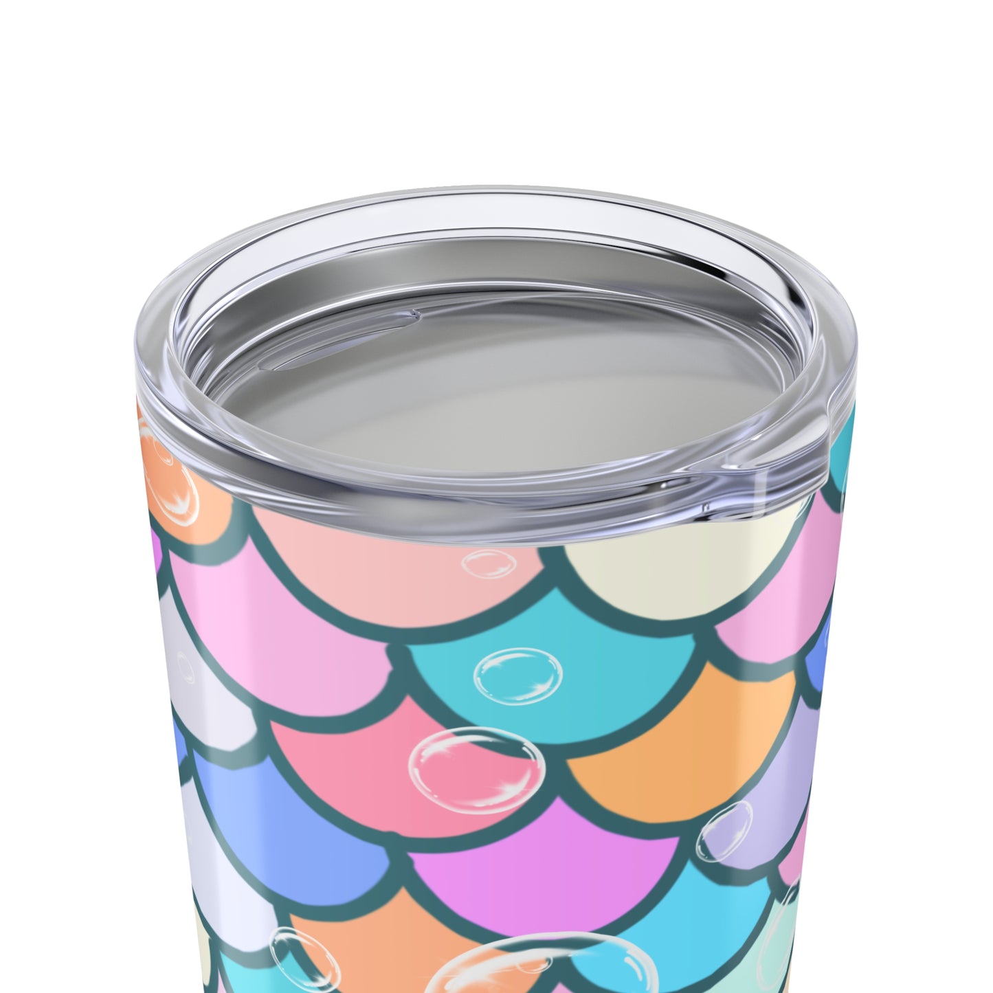 Mermaid Scales & Bubble Tumbler 20oz