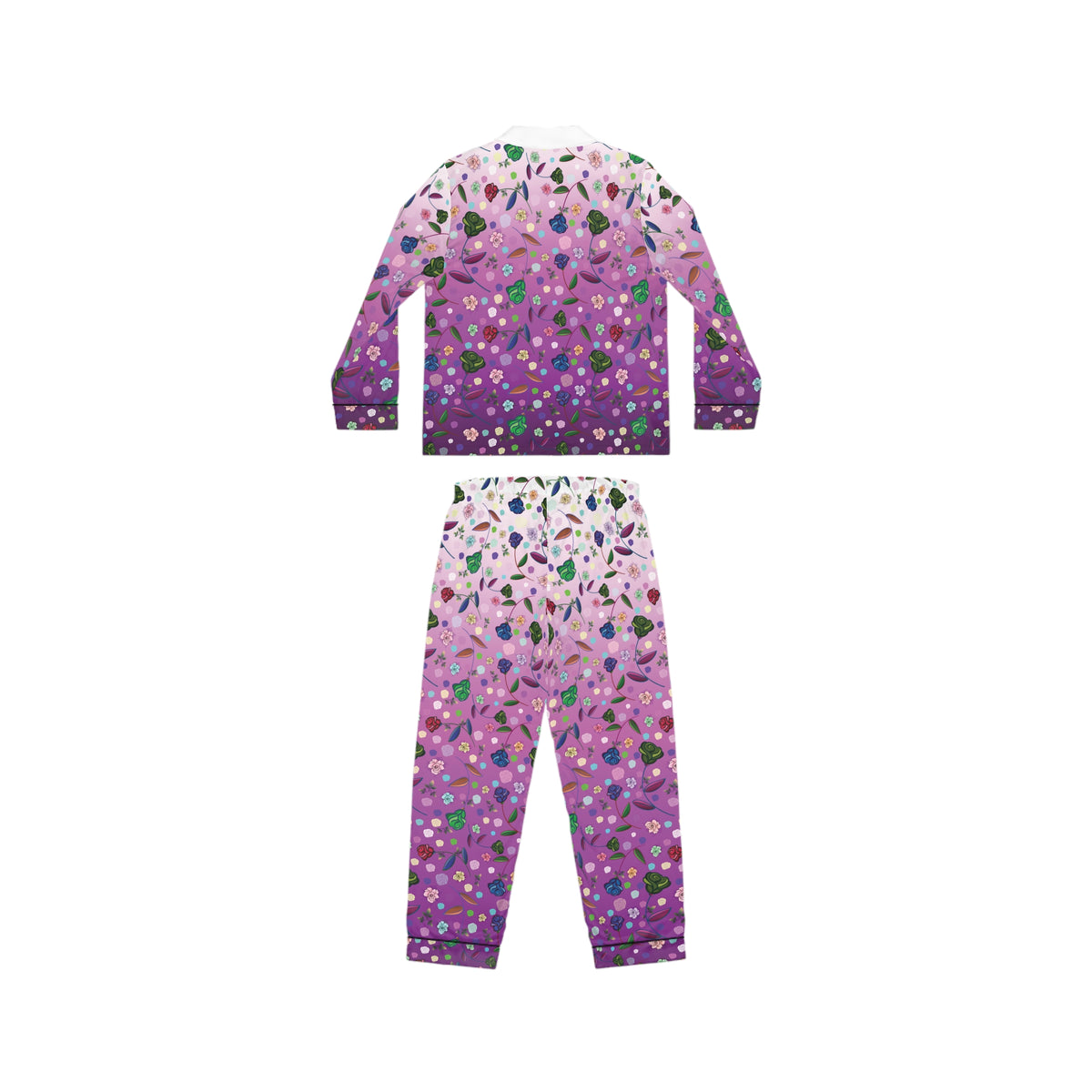 Rose Satin Pajama Purple
