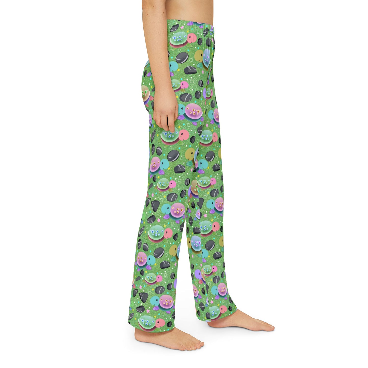 Turtle Green Kids Pajama Pants