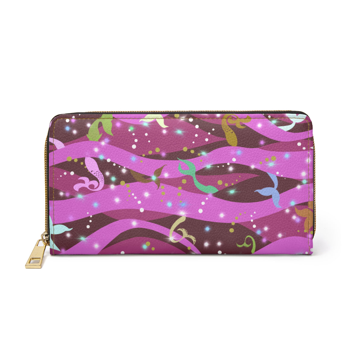 Mermaid Tails Zipper Wallet Pink