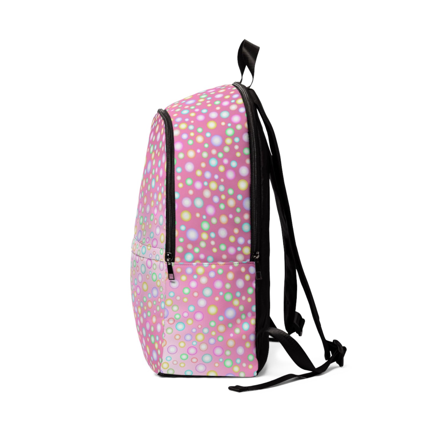 Pink Colorful Bubbles Backpack