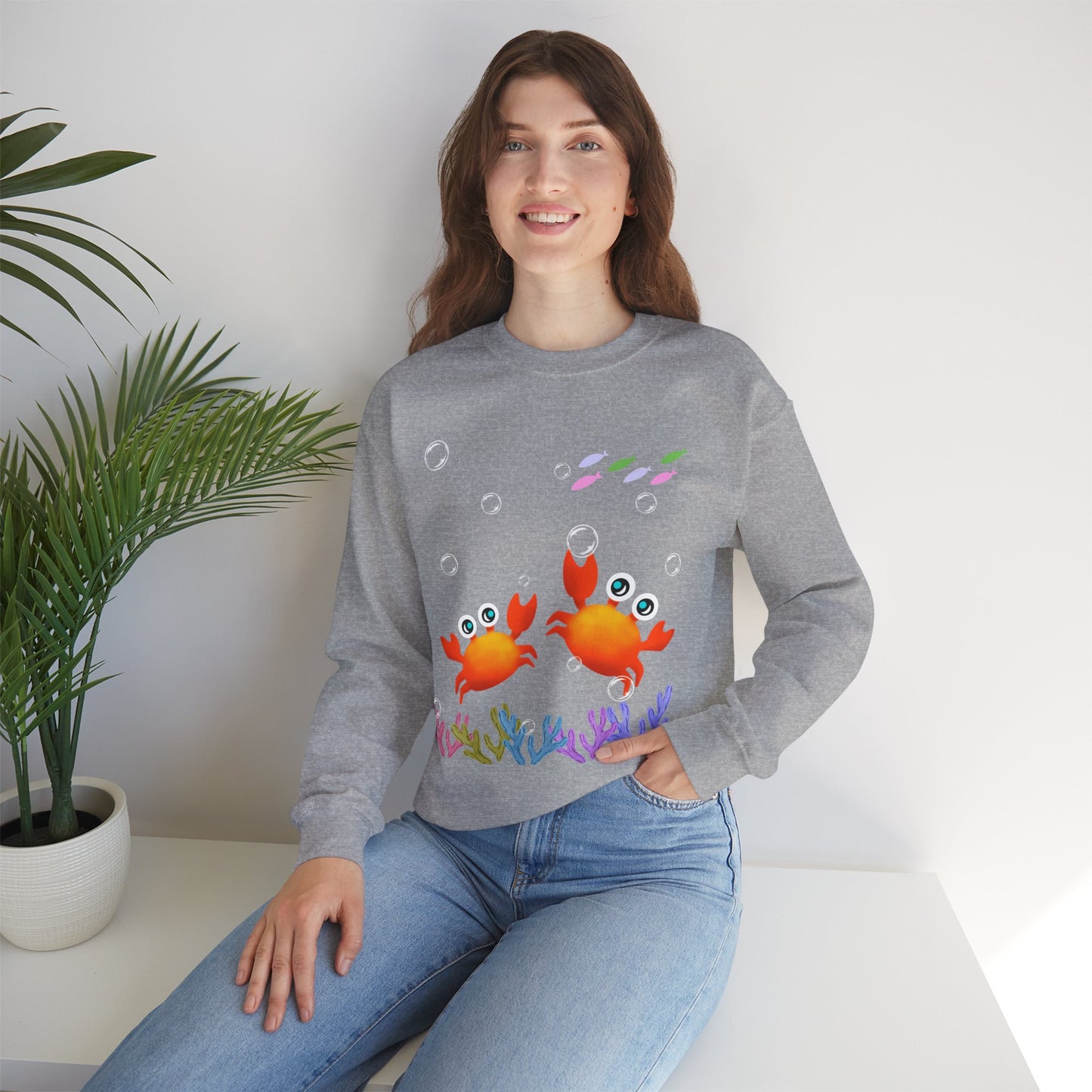 Crab Crewneck Sweatshirt