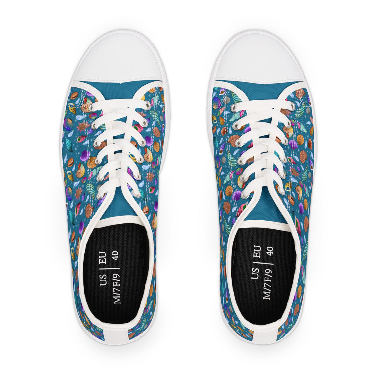 Clams Women's Sneakers in Blue Sea