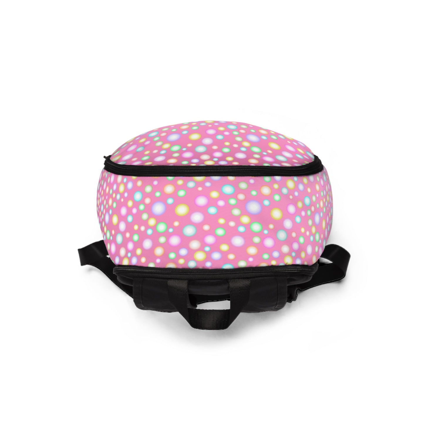 Pink Colorful Bubbles Backpack