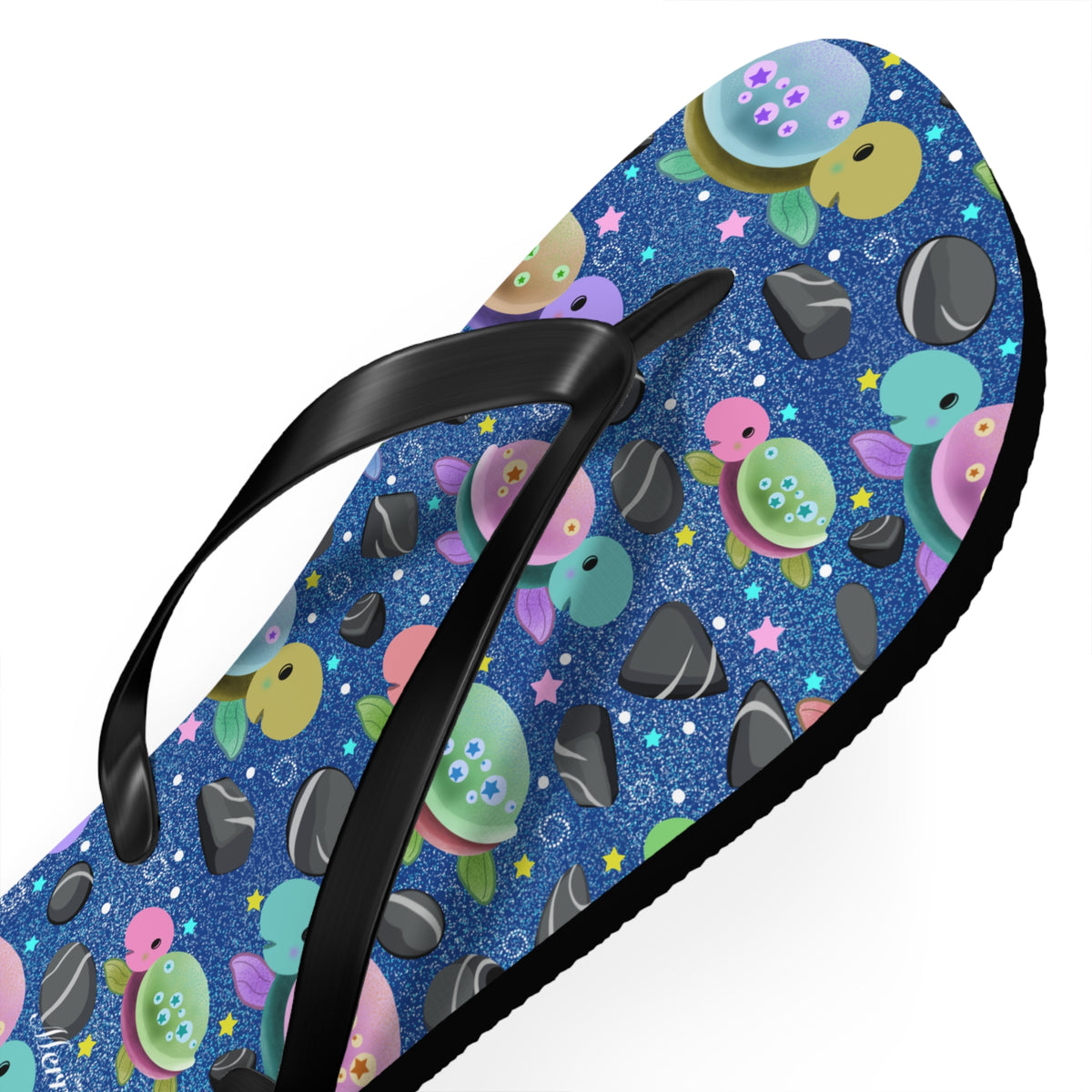 Turtle Flip Flops Deep Blue Sea