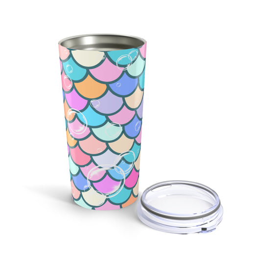 Mermaid Scales & Bubble Tumbler 20oz