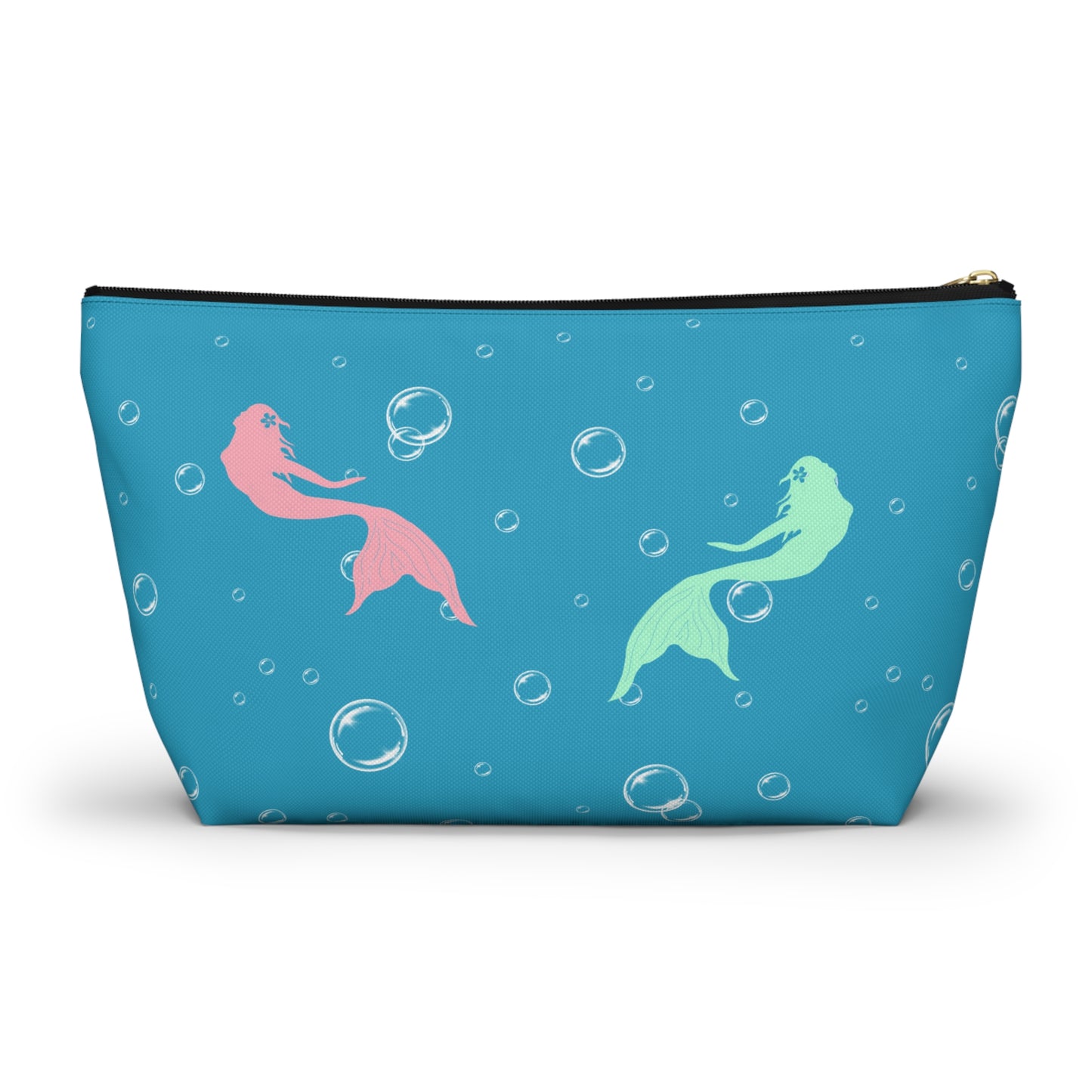Personalized Mermaid Blue Ocean Pouch