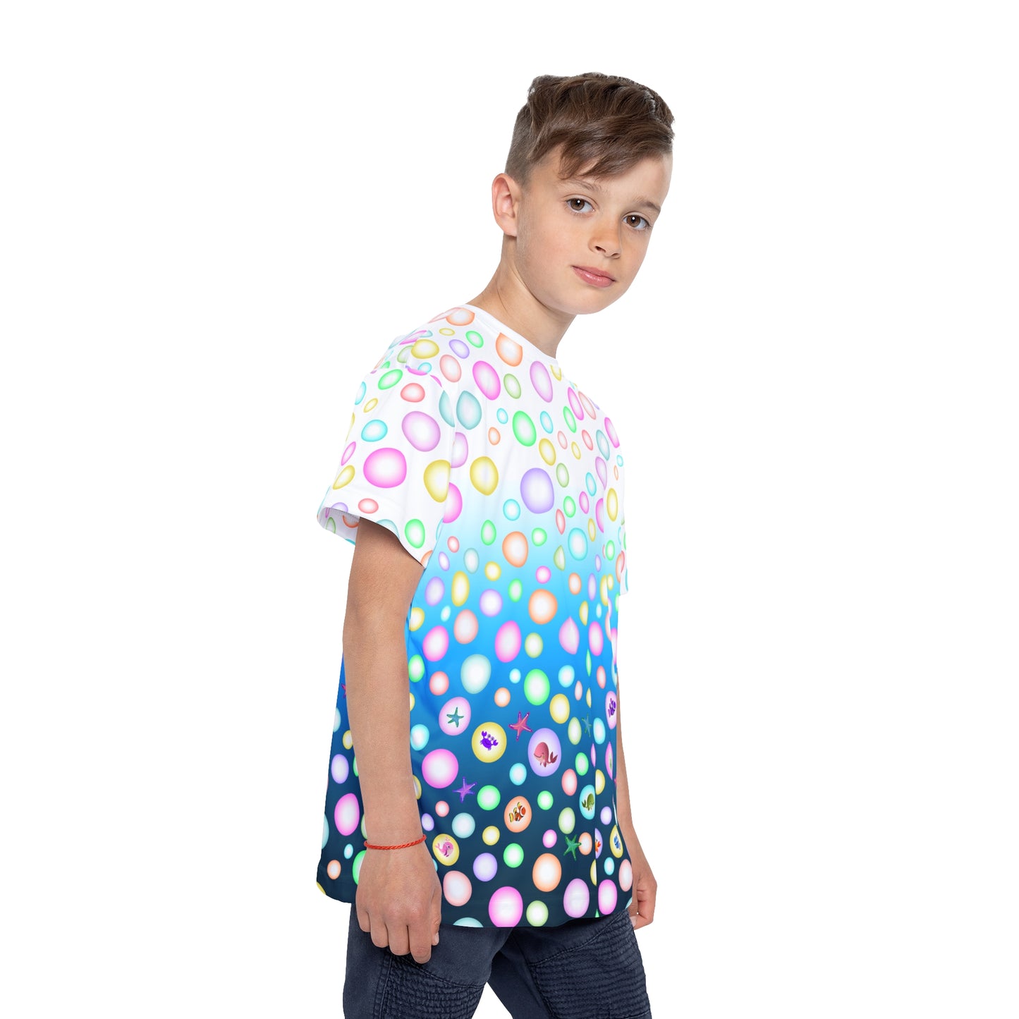 Bubbles Sea Animals Kids Sports Jersey