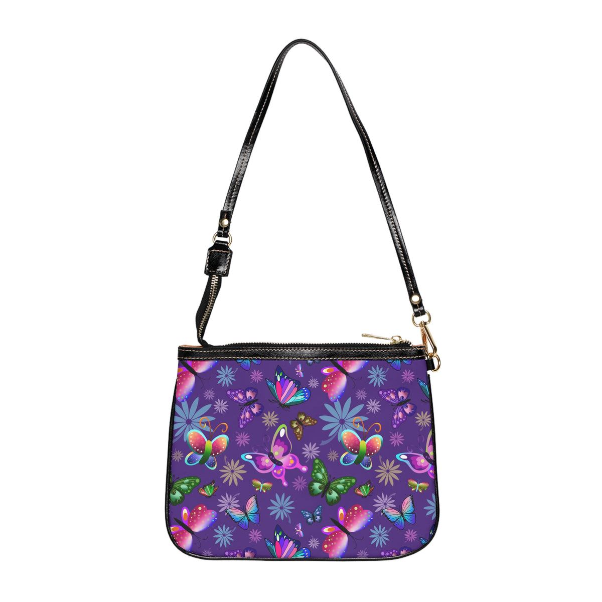 Butterfly Purple Shoulder Bag