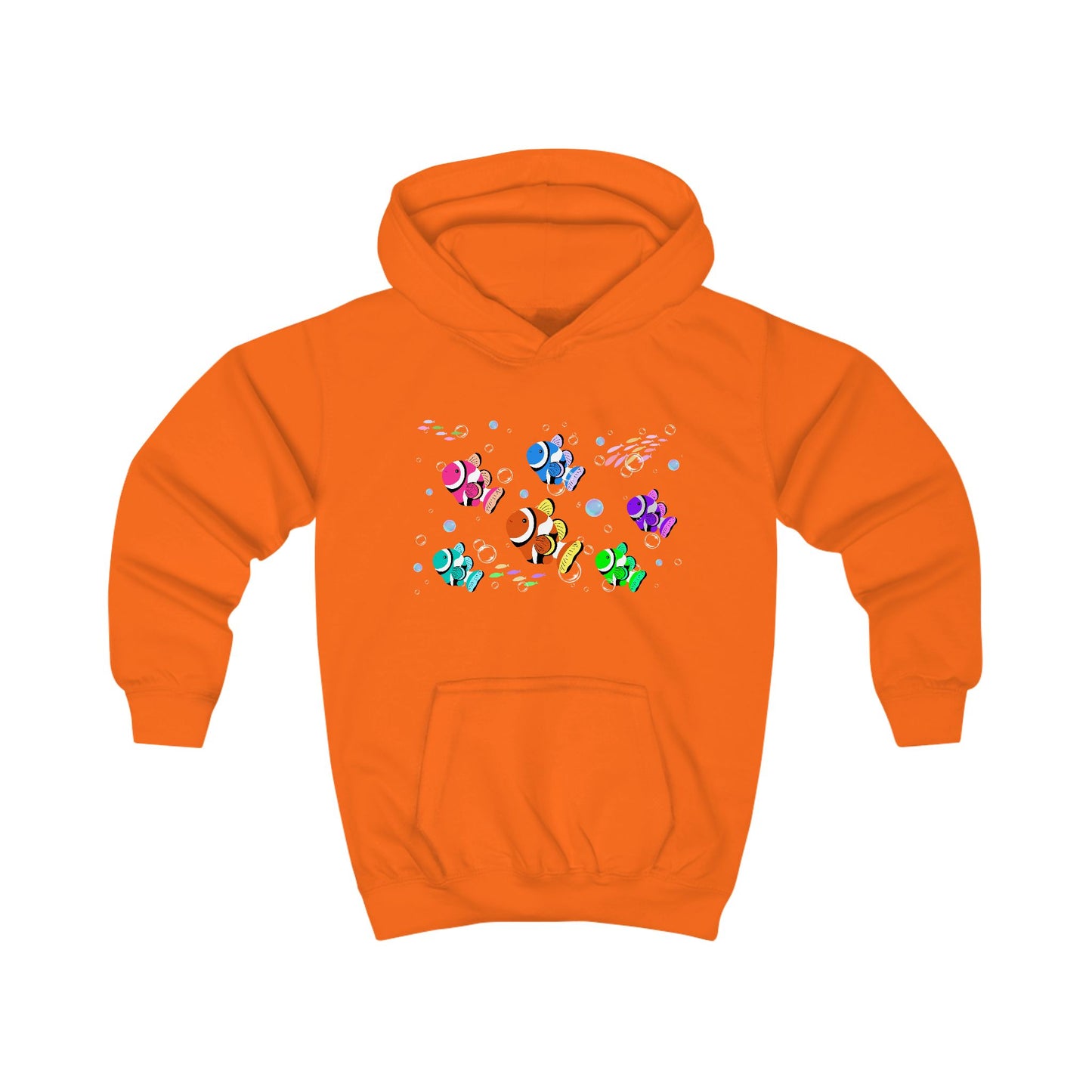 Colorful Clownfish Kids Hoodie