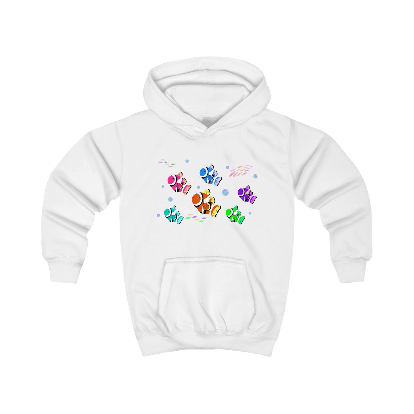 Colorful Clownfish Kids Hoodie